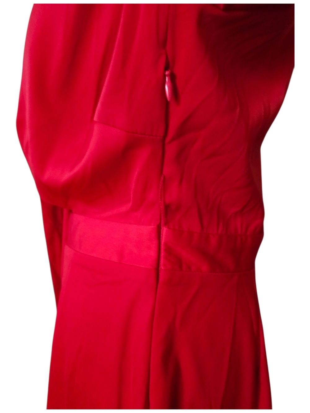 Astr Bold Red Draped Top - Picture 5 of 6